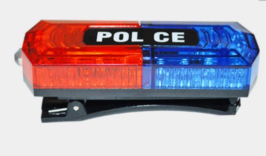 警用执勤肩灯 红蓝爆闪肩灯